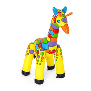 Inflatable Giraffe Sprinkler Jumbo Sized Brightly Coloured 2m