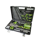 100PCE Home Auto Premium Quality Tool Set Case Chrome Vanadium Steel