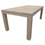 Dining Table 190cm Solid Mt Ash Wood Home Dinner Furniture - White