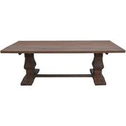 Dining Table 180Cm French Provincial Pedestal Solid Timber Wood