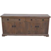Buffet Table 180Cm 2 Door 4 Drawer Solid Mango Timber Wood