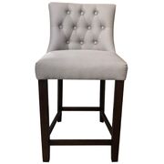 Elegant High Fabric Dining Chair Bar Stool Solid Timber