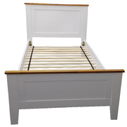 White King Single Size Solid Rubber Timber Wood Bed Frame