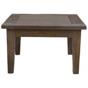 Lamp Table 60Cm Solid Mango Wood Coffee Side Sofa End Desk