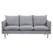 3 Seater Fabric Sofa Lounge Couch Grey