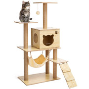 Modern Multi-Level Cats Tree Kittens Scratching Posts
