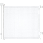 SafeGuard 1.5M Retractable Pet Gate for Indoor-Outdoor Security White