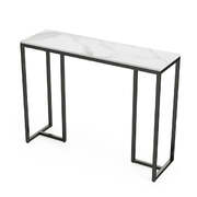 Stone Marble Console - Marble & Black
