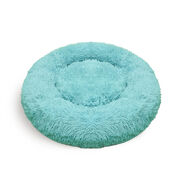 Pet Dog Bedding, Plush Round Comfortable Nest, Green, Medium 70Cm