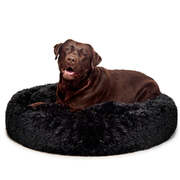 Calming Dog Bed - Large -Black - 100 Cm