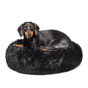 "Aussie" Calming Dog Bed - Black - 60 CM - Small