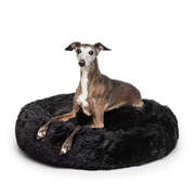 Calming Dog Bed - Medium - Black - 80 Cm