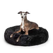 "Aussie" Calming Dog Bed - Medium - Black - 80 cm