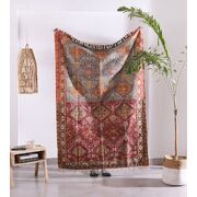 Turkish Kilim Rug: Large Area Rug for Living Room - Oriental Carpet for Home Décor