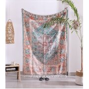 Luxury Rustic Cotton Wool Throw Blanket for Large Picnics, Valentine's Day, Mother's Day, Easter Gifts