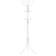 Metal Coat Rack Creamy White