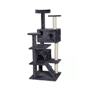 Chipboard Flannel Cat Scratching Tree - Abstract Deluxe
