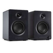 Tempo Bluetooth Bookshelf Speakers Hi-Fi Wireless Home Audio Black