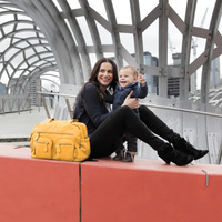 Oioi Mustard Faux Buffalo Carryall Nappy Bag