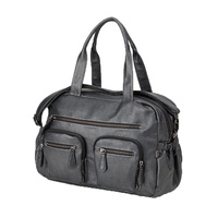 OiOi Charcoal Buffalo Carry All Nappy Bag