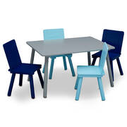 Table And Chairs - Blue