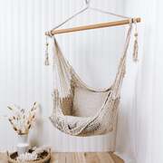 Relax in Style with the Hanging Hammock Chair - Havana Cream