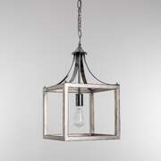 Chrome Hampton Style Lantern Pendant Light - Langham
