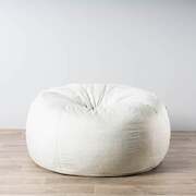 Ivory Fur Bean Bag - The Perfect Addition to Your Stylish Space