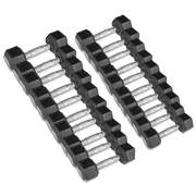 110kg Hex Fixed Dumbbell  Set (1-10kg Pairs)