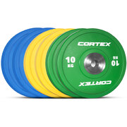 90kg Competition Bumper Plates Set