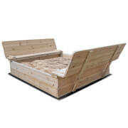 Kids Strongbox Xl Square Sandpit