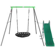 Kids Cellar Metal Web With Slippery Slide