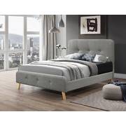 Albert Bedframe Queen Size Light Grey