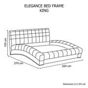 stylish black bed King Size