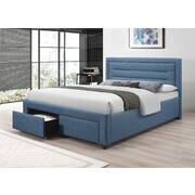 Eleanor Bedframe Queen size Light Blue