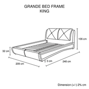 Grande Bedframe King Size