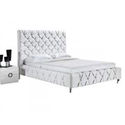 Bedframe Queen Size White Colour