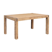 Dining Table 180Cm Medium Size With Solid Acacia Wooden Base In Oak