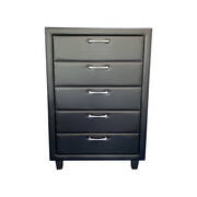 Beautiful wooden modern style Tallboy Black