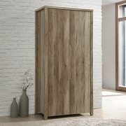 2 Door Wardrobe Natural Wood Colour
