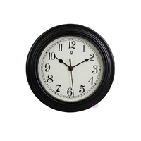 9'' Ripple Frame Plastic Wall Clock