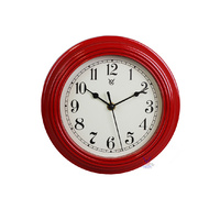 9'' Ripple Frame Plastic Wall Clock