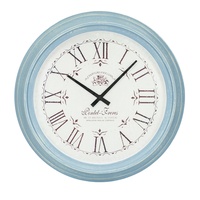 Large 24'' Elegant Wall Clock, Step Movement