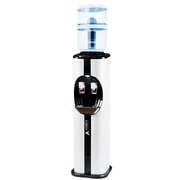 Black and White Hot and Cold Water Dispenser with Filter Bottle - LG Compressor