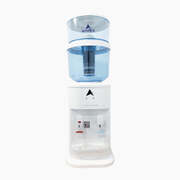Benchtop Hot and Cold-Water Dispenser with Filter Bottle and LG Compressor