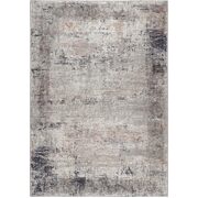 Elegant Blue-Grey Vintage Rug - 80x230