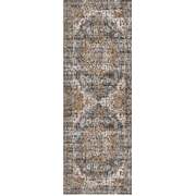 Elegant Cezanne Rabbit Grey-Gold Rug - 80x400