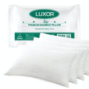 AU Made Bamboo Cooling Pillow Standard Size Four Pack