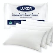 AU Made Hotel Quality Pillow Standard Size Four Pack