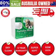 Aus Made Merino Wool Quilt 350GSM 160x210cm King Single Size